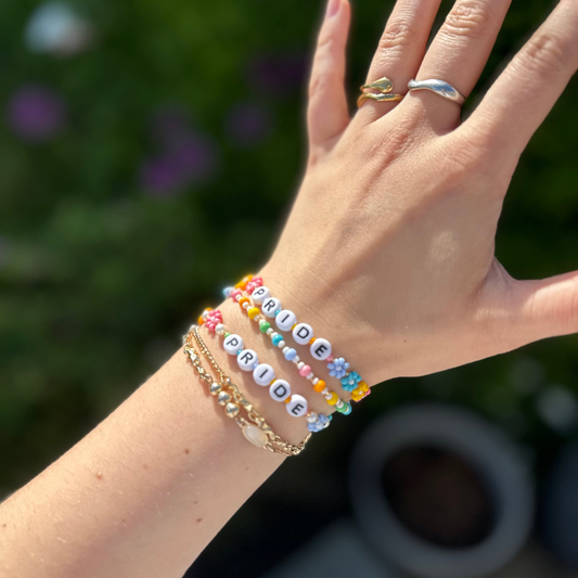 Perlestack - Pride (3 armbånd)